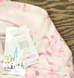 Kids Headquarters Girls Rhinestone Embroidered Ribbon Fleece Hoodie Pink 6