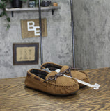 Cat & Jack Kids Boys Lionel Moccasin Slippers 91307429 Chestnut Brown 13M