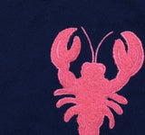 Belle By Kim Gravel Pullover Lobster Harbor Island Sweater Twilight Blue L