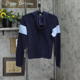 SO Womens French Terry Full Zip Hoodie Jacket 166f508f274345 Navy Blue L