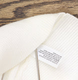 Universal Thread Womens Long Sleeve Mini Sweater A-Line Dress Cream Off White S