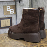 Wild Fable Womens Honor Boots Faux Suede Platform 94568509 Brown 7.5M
