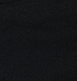 Alex Evenings 3/4 Sleeve Gown Square Neck Side Slit Dress Black Metallic 16
