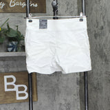 INC International Concepts Womens Knit Mid-Rise Pull-On Shorts White 4