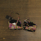Lauren Ralph Lauren Paisley-Print U-Wire Bikini Top Bordado Paisley Black 8