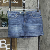American Eagle Womens Denim Mini Stretch Skirt 167107a0f465b2 Blue 6