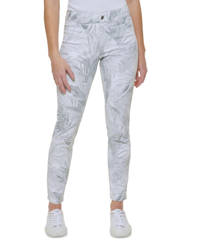 Calvin Klein Womens Printed Cotton Twill Pants M2MKZ249