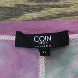 Coin 1804 Womens Knit Knot Front Shirt Top 167a7d1100794d Purple Multi 3X