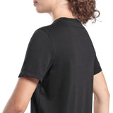 Reebok Womens Graphic Big Logo Tee HB2271 Black S