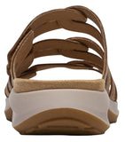 Clarks Collection Womens Maelynn Abby Flat Sandals 26187072 Tan Brown 7W