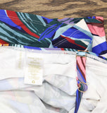 Anne Cole Floral Easy Triangle Tankini Swim Top Riviera Floral Blue Multi 18W