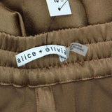 Alice + Olivia Womens Cargo Woven Jogger Pants CC909205118 Camel Brown S