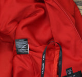 Tahari Asl Petite Belted Wide-Leg Puffed-Shoulder Jumpsuit Crimson Red 8P