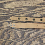 Universal Thread 2-Pack Faux Leather Grommet Buckle Belts Black / Brown S