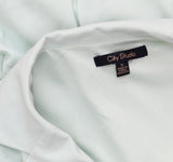 City Studio Juniors Sleeveless Button-Front Dress 1750SU4AT1 Mint Green S