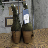 Universal Thread Womens Kinley Ankle Boots 88225814 Dark Olive Green 12M