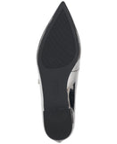 INC International Concepts Womens Valan Triple-Strapped Flats Silver Gray 6M