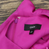 CeCe Womens Halter Maxi Dress DC93110092Z Fuchsia Pink 8