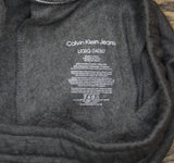 Calvin Klein Pull-On Fleece Jogger Sweatpants Charcoal Heather Gray L (14/16)