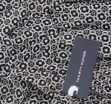 Tommy Hilfiger Womens Printed Faux Wrap Midi Dress A2AG1ZTF-005 Black Multi 16