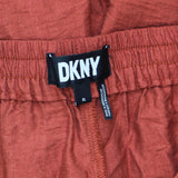 DKNY Women's Pull-On Drawstring Pants P3EKTS98 Red Ochre XL