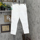 Nautica Womens Tencel Stretch Ankle Pant 1387342 White 4/27