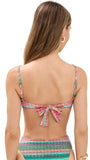 PQ Womens Cali Underwire Bikini Swim Top AMY-1514H Amaya Pink Multi M