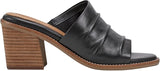 Earth Womens Adara Open Toe Block Heel Dress Sandals ETADARA Black Leather 8M