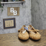 Universal Thread Penny Studded Mary Jane Flats 94303795 Brown 6.5M
