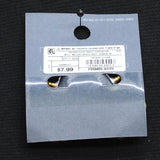 Universal Thread Womens Fashion Shrimp C Hoop Crescent Earrings Gold Yellow 1.5"