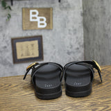 A New Day Meg Double Strap Buckle Slide Sandals 94748250 Black 9.5M