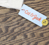 Cat & Jack Girls Button-Front Pointelle Cardigan Sweater Cream Off White XS