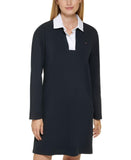 Tommy Hilfiger Rugby Jonny Collar Shirt Dress J2GD0755 Sky Captain Blue XS