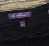 Gloria Vanderbilt Supreme Stretch Classic High Rise Tapered Jean Black 16P