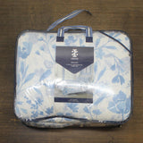 IZOD 2-Piece Felicity Floral Cotton Reversible Comforter Set Blue Floral Twin