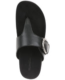 Style & Co. Womens Zayaa Flat Sandals Black 6M