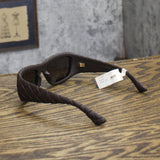 Bottega Veneta Intrecciato Braided Wrap Sunglasses BV1303S007M Brown 56MM