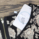 Lila Clothing Co. Womens Woven Babydoll Long Sleeve Romper R10744