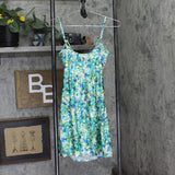Red Carter Out of Sight Knit Cover Up Dress Papyrus Multi Blue Green M