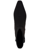 INC International Concepts Womens Secia Western Booties Black Microsuede 10M