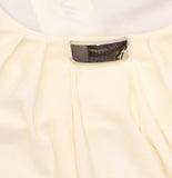 Ny Collection Embellished Neck Wide Cuff Knit Blouse Pristine Off White XL