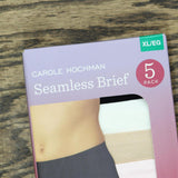 Carole Hochman Womens 5-Pack Seamless Brief 1374600