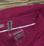Calvin Klein Mid-Rise Straight-Leg Pants X4NPL553 Mulberry Purple 14W