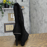 Bar III Tall Knee-High Boots Replacement Amputee Left Shoe Only Black 9.5M