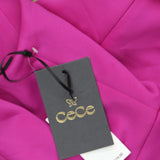 CeCe Womens Halter Maxi Dress DC93110092Z Fuchsia Pink 8