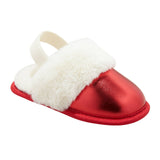 Cat & Jack Toddler Girls Boys Lila Metallic Scuff Slippers 91309311 Red 5T-6T