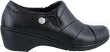 Clarks Women's Channing Ann Slip-On Loafer Shoes 26113341 Black Leather 9W