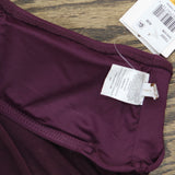 Becca Womens Standard Muse Bandeau Tankini Swim Top 733557 Aubergine Purple S