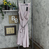 Lauren Ralph Lauren Satin Sleeveless Cocktail and Party Dress Purple Dove 4