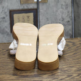 Bella Vita Women's Ona-Italy Sparkle Slide Flat Sandal Silver Metallic Gray 6M